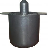 Опора мебельная Н-50 (350шт) с/уш со штырем пластмассовая