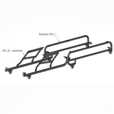 N 708_1 Механизм  407_18_2 (СПБ) (997 мм)