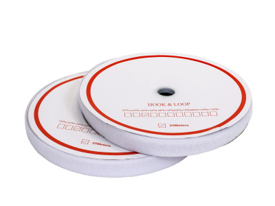 Лента липучка 25 мм (white)